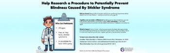 Help Research a Procedure to Potentially Prevent Blindness Caused by Stickler Syndrome